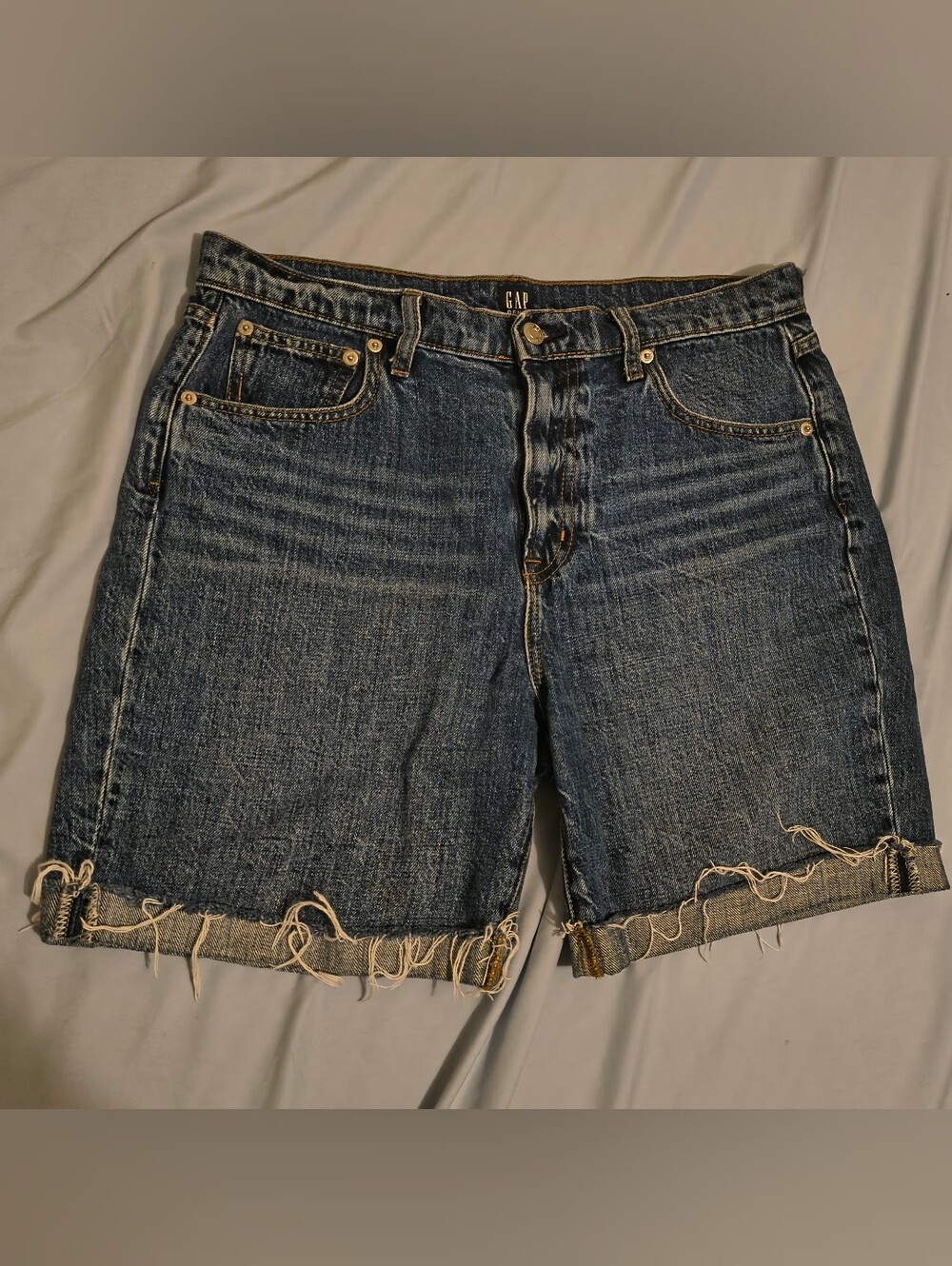 Gap Roll Hem Denim Shorts
